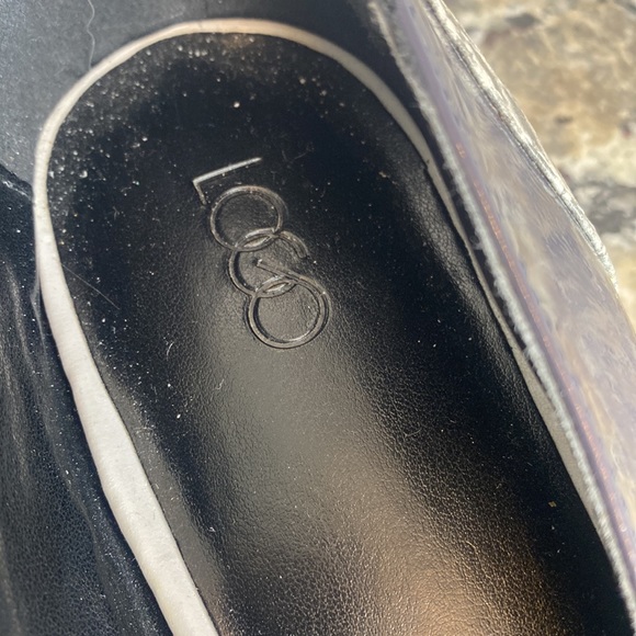 LOGO by Lori Goldstein Mixed Media Slip-On Loafers Snake Combo 10 - Picture 11 of 12